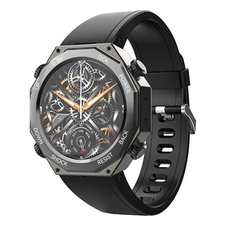 Smartwatch Rogbid TANK M1 Urtavla Svart 36,83mm Rem Gummi Smart Klocka