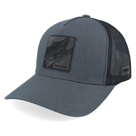 Skillfish - Gris trucker Gorra - Grisjävel Medium Grey/Black A-frame Trucker @ Hatstore