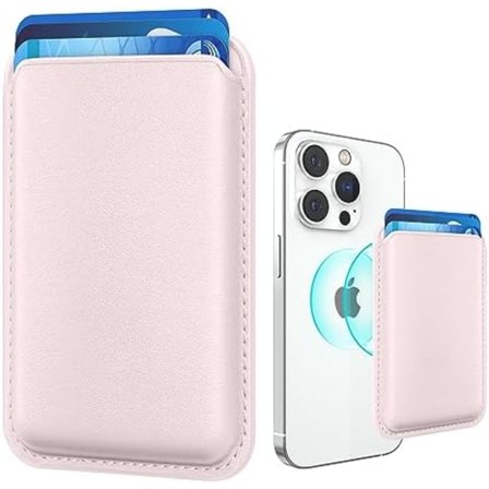 Magneettinen Mag-safe-lompakko puhelimen korttipidike Mag-safe-puhelimen kotelolle, vahvempi magneettinen RFID-nahkalompakko