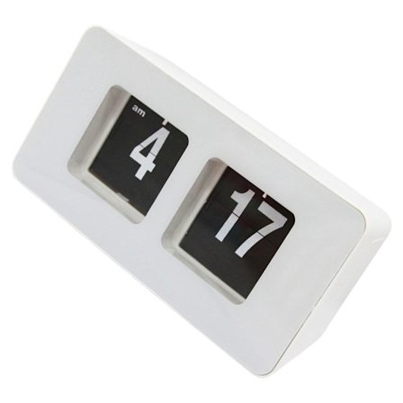 Klassinen automaattisesti kääntyvä digitaalinen kello pöydälle tai hyllylle