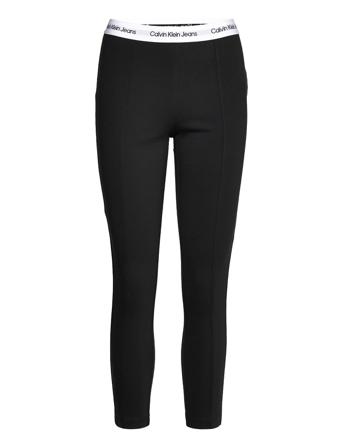 Contrast Tape Milano 7/8 Legging Black Calvin Klein Jeans