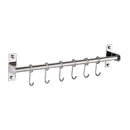 Opbevaringskroge i rustfrit stål, Køkkenredskabspladsbesparende, Væghængt