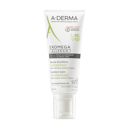 A-Derma Exomega Allergo Balm fuktighetskrem 200 ml