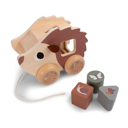 Filibabba Trækpindsvinet Henning, Børn & Forældre, Motorik & Bevægelse, Træklegetøj