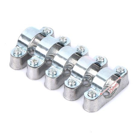 5 st Rörklämma med skruv från väggen några meter bort från Wa