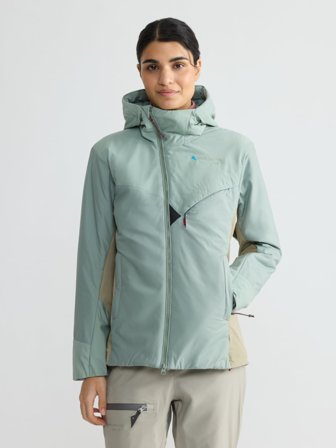 Klättermusen Urd Light Stretch Kapuzenjacke Damen - Faded Green - S