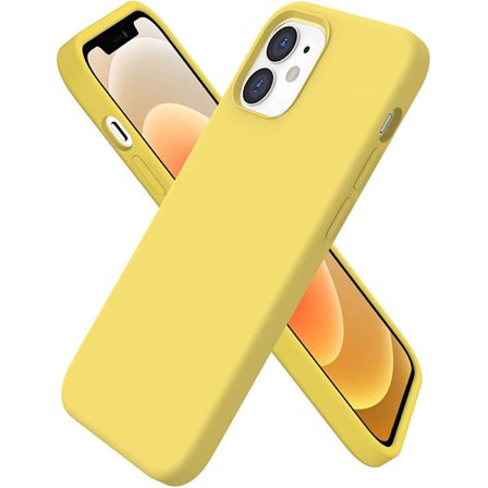iPhone 12/12 Pro Cover Skydd Citrongul