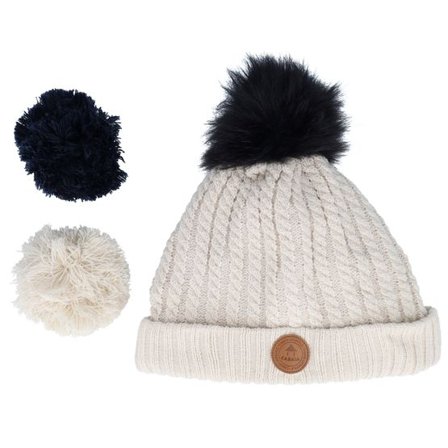 Cabaïa - Vit pom Beanie - Beanie Royal Mojito Cream Pol Pom @ Hatstore