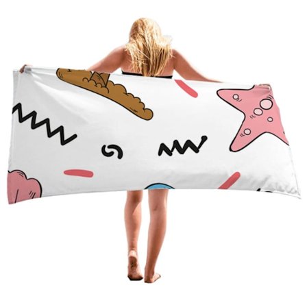 Printed Beach Resort Beach Handduk