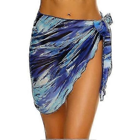 Strand Sarong Badedrakt Cover Ups For Kvinner Pustende Hurtigtørkende Sarong Skjørt (Ruipei)