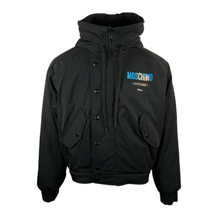 Moschino, Light Jackets Czarny, Mężczyzna, Rozmiar: S