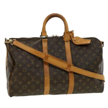 Louis Vuitton Vintage, Pre-owned Canvas travel-bags Bruin, Dames, Maat:ONE Size,leer