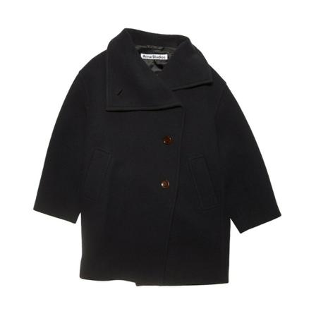 Acne Studios, Single-Breasted Coats Zwart, Dames, Maat:S