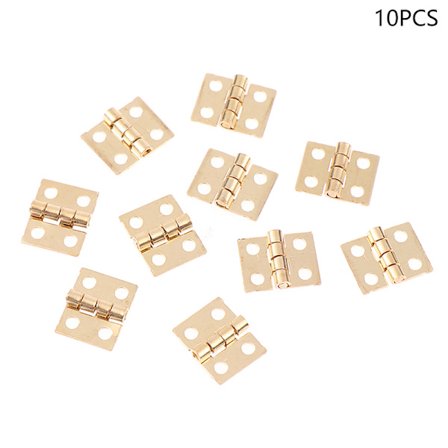 10 stk Messing Mini Dør Hængsel Simulering Foldning Til 1/10 RC Craw