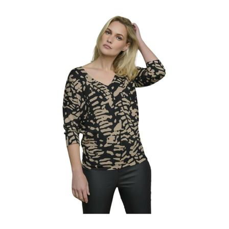 Rino&Pelle V-Neck Knitwear , Beige , Dames , Maat: L Truis
