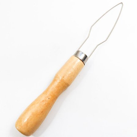 Knap Hægtekrog Værktøj Bærbar Knap Hjælper Wire Loop Træk Knap Hjælpemiddel