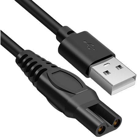 USB-ladekabel 0,8M ladekabel for Feike barbermaskiner Ladekabel for hårklippere Barbermaskiner Luftrensere og bordlamper for eller lading på