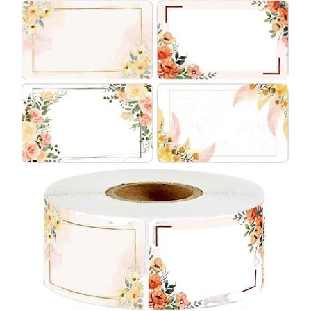 250 stk Syltetiketter, Fruktetiketter, Tomme Etikettklistremerker