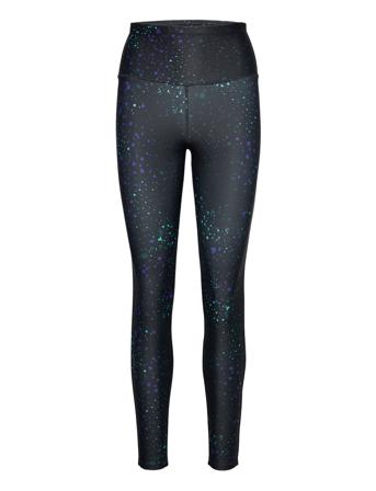 Lux 2.0 Multi-Colored Speckle Leggings Running/training Tights Sort Reebok Performance