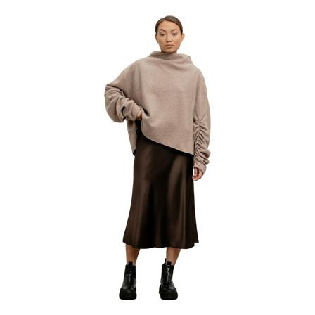 Ahlvar Gallery Kya wool teddy sweater Brun, Dame
