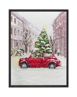 Stickpackung Bild Weihnachtsreise