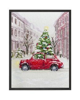 Stickpackung Bild Weihnachtsreise