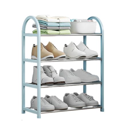 Kerrostettu Metalli Kenkäteline, Koulun Majoitus Kenkäteline Säilytysteline Vedenkestävä Kenkien Säilytysteline Sopii Käytävään - Perfet
