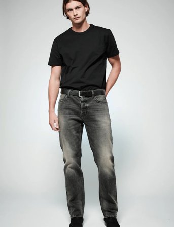 NEUW Ray Straight Nightingale Faded Black - Black - 30 x 30