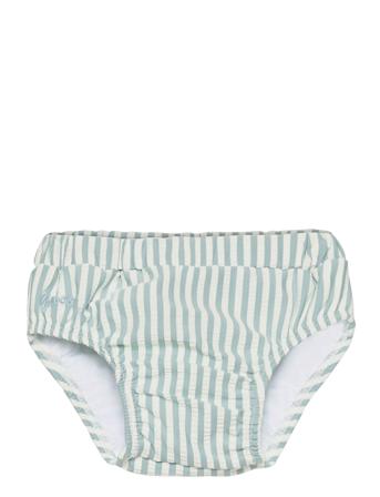 Frej Baby Swim Pants Seersucker Swimwear Nappie Briefs Blå Liewood