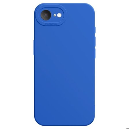 Coque - iPhone - 16e - Mjuk Silikon - Skyddad Kamerablock - Blå