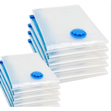 6 stk. XXL vakuumposer, dyner, vakuumsett, klesposer DB