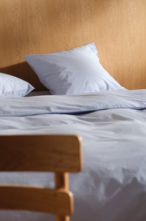 Jotex - Percale Dynetrekk - Økologisk Lys blå - ZACK - Kjøp Sengesett hos Jotex