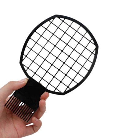 Metallipäinen hiuskampa - Afrokammat miehille ja naisille - Helppo ote kampaamiseen - Kaikille hiustyypeille