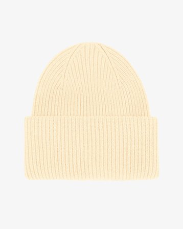 Merino Wool Hat - Soft Yellow