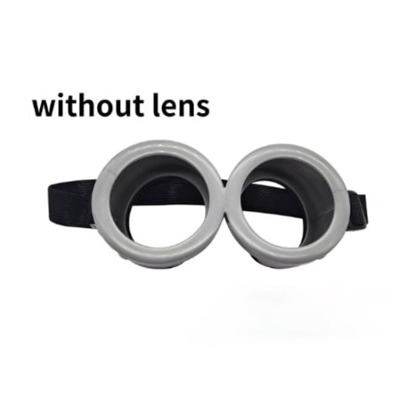 Morsomme dekorative Minions Cosplay Kostyme Briller Partyrekvisitter 3D Sirkulære Briller