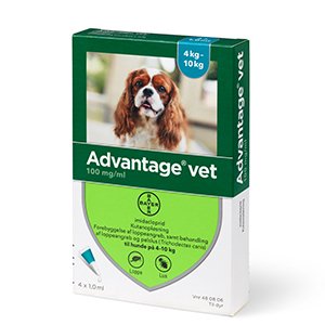 Advantage, hund 4-10 kg