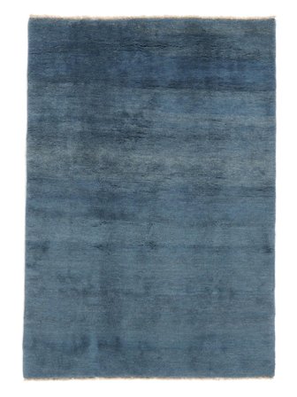 Hand Knotted Gabbeh Persia Fine Rug 140X207 Wool Dark Blue/Black Small