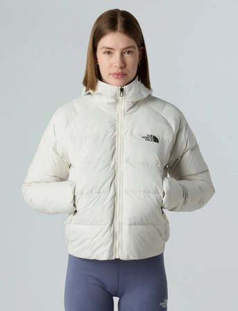 The North Face W Hyalite Down Hoodie - White - M