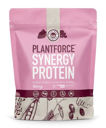 Plantforce Synergy Protein Vegansk Berry 800 g, Sport & Velvære, Protein & Energi, Proteinpulver