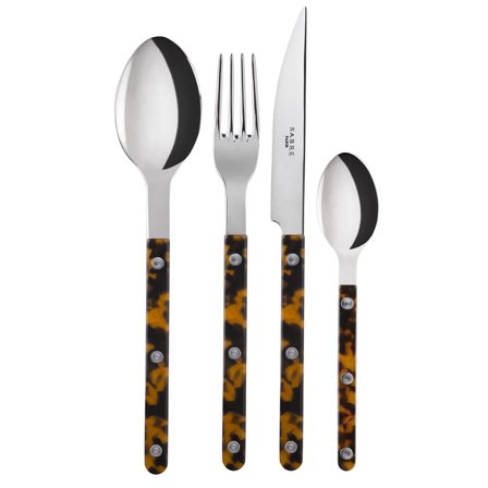 Sabre paris Bistrot Tortoise aterinsetti 4 osaa, faux-kilpikonna