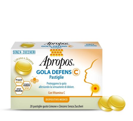 Apropos Gola Defens C Limone/Zenzero 20 Pastiglie