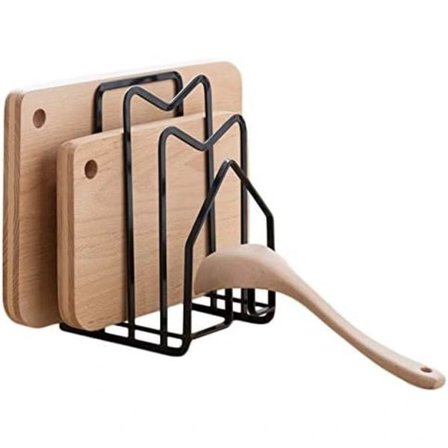 Cutting Board Holder, Lid Rack, Cutting Board Storage Rack, Kitchen Countertop Drain Rack