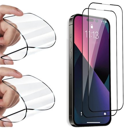 iPhone 15 Pro - 2-Pack Keramiskt Skärmskydd HD 0,3mm