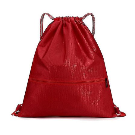 Unisex Drawstring Bag Sports Gym Daypack Swimming School Backpack Beach Travel Shopping Pack