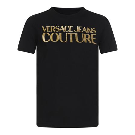Versace Jeans Couture T-Shirts svart, Dam, Dam, Storlek: M