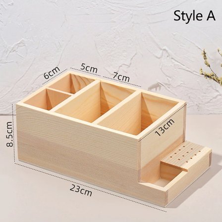 Neglebor Tre Stativ Manikyrboks Verktøyorganisator for Negletrening