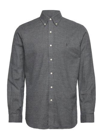 Polo Ralph Lauren Custom Fit Plaid Performance Twill Shirt - Grey - XL