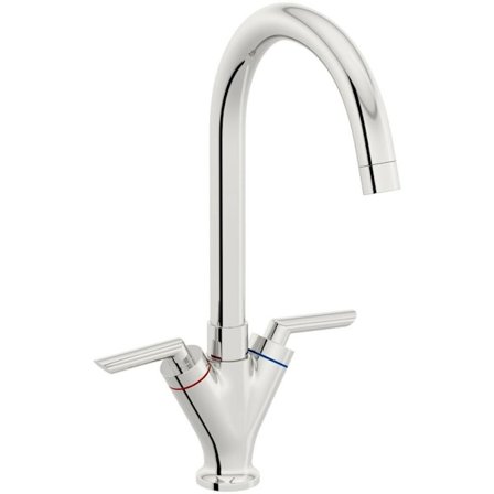 Vandhane til vask Køkkenarmatur Dobbelt håndtag