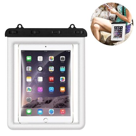 Vattentät väska för surfplatta, låsbart skyddsfodral med ögla