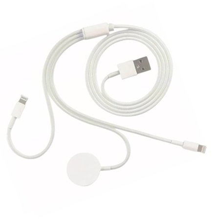 Magneettinen langaton 3 in 1 -laturi IOS-kellolle, ABS PC, kannettava, 5V 1A